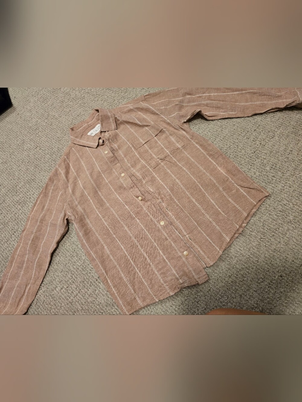 Zara boys Striped Button-Down Shirt